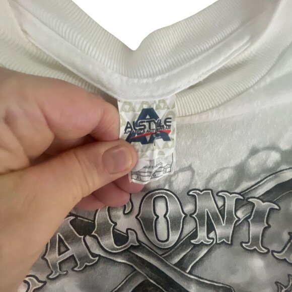 Astyle Apparel Laconia 2013 Motorcycle Week Long Sleeve T-Shirt XL White Activew - Picture 5 of 6
